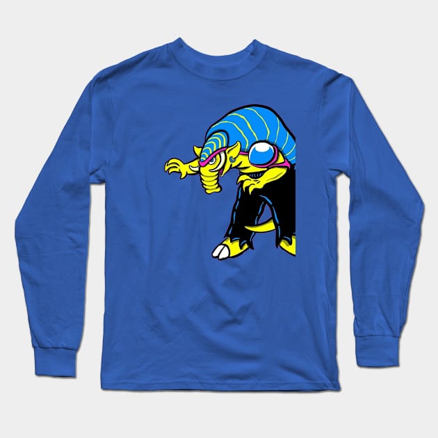 Monster Art Elephant Long Sleeve T-Shirt by cartenezo